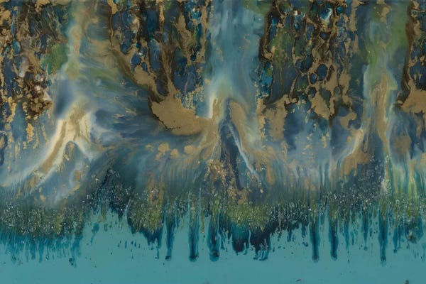 Large Art for Bathroom - Canvas Prints: Upsurge by Blakely Bering