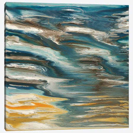 Wave Reflections Canvas Print #BLY60} by Blakely Bering Canvas Artwork