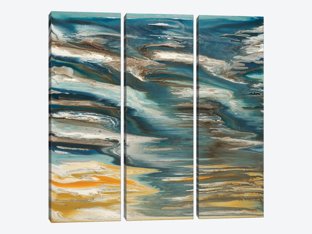 Wave Reflections by Blakely Bering 3-piece Canvas Wall Art