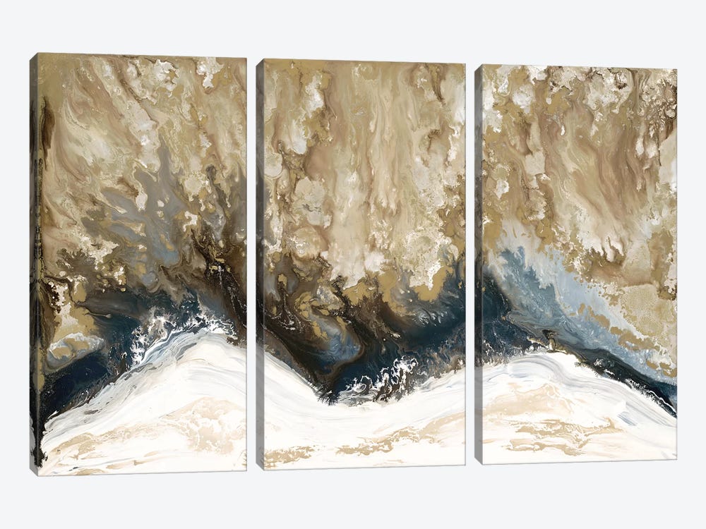Elemental Wave by Blakely Bering 3-piece Canvas Print