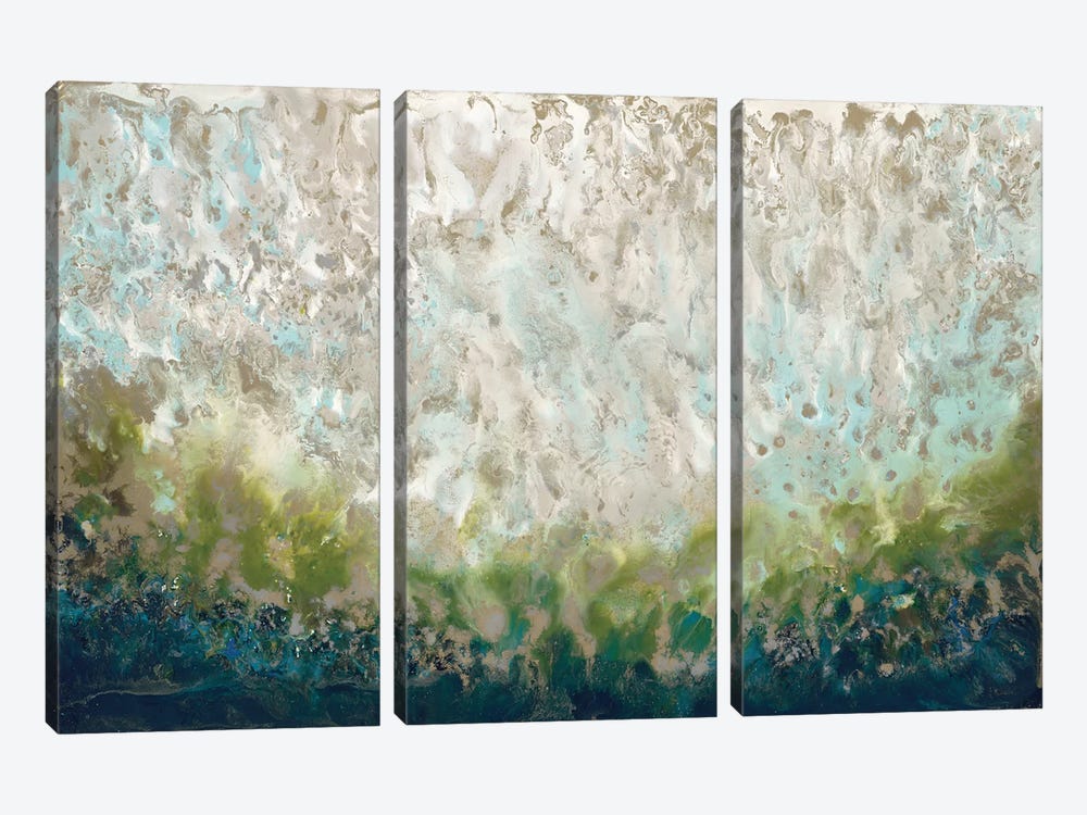 Liquid Forrest by Blakely Bering 3-piece Canvas Art Print