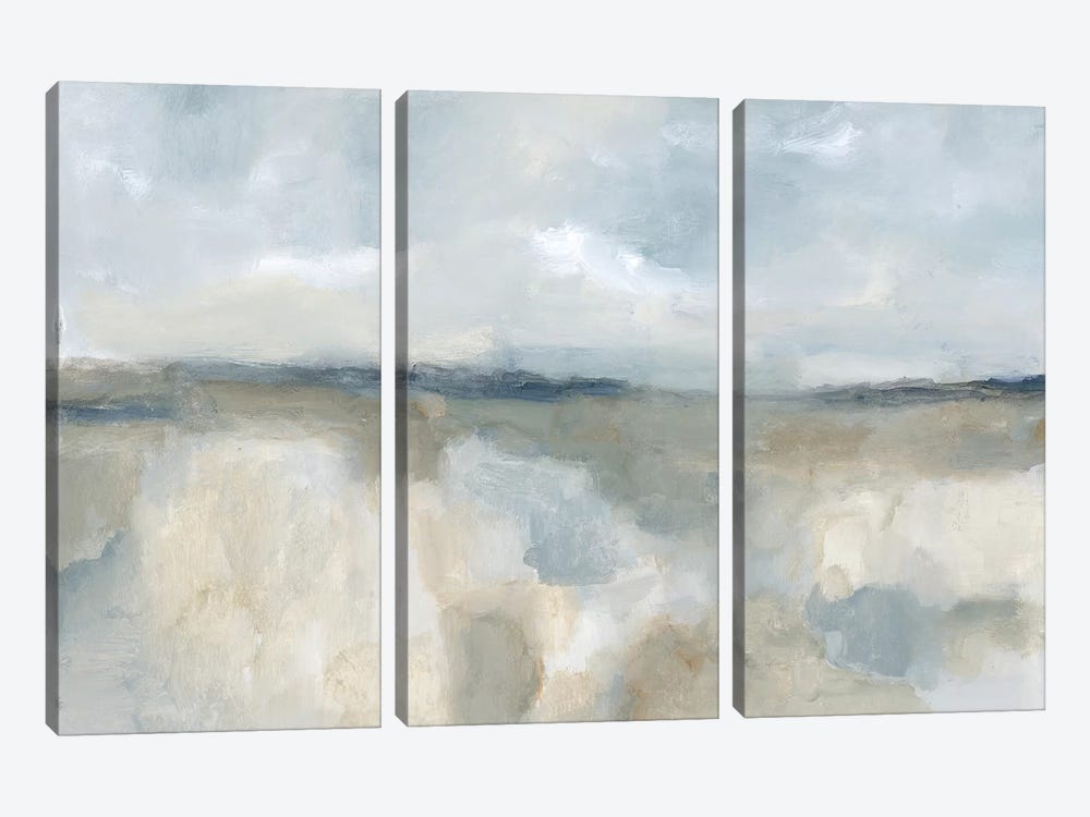 Neutral Coast by Blakely Bering 3-piece Canvas Art Print