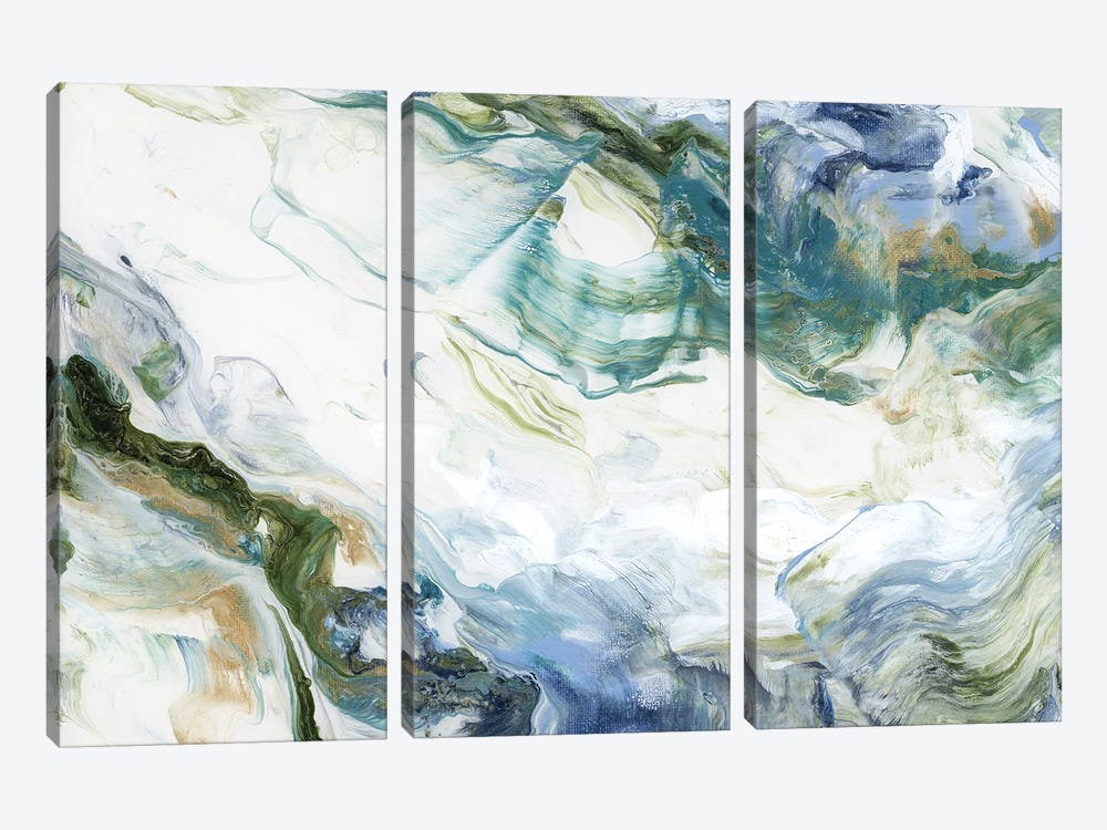 Earth Flow by Blakely Bering 3-piece Canvas Print