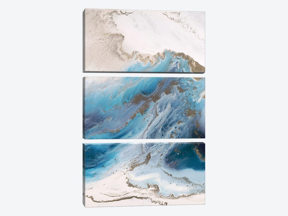 Tidal Motion by Blakely Bering 3-piece Canvas Art Print