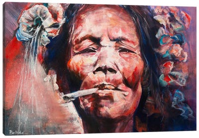 Mentawaï Woman Canvas Art Print - Bellule Art