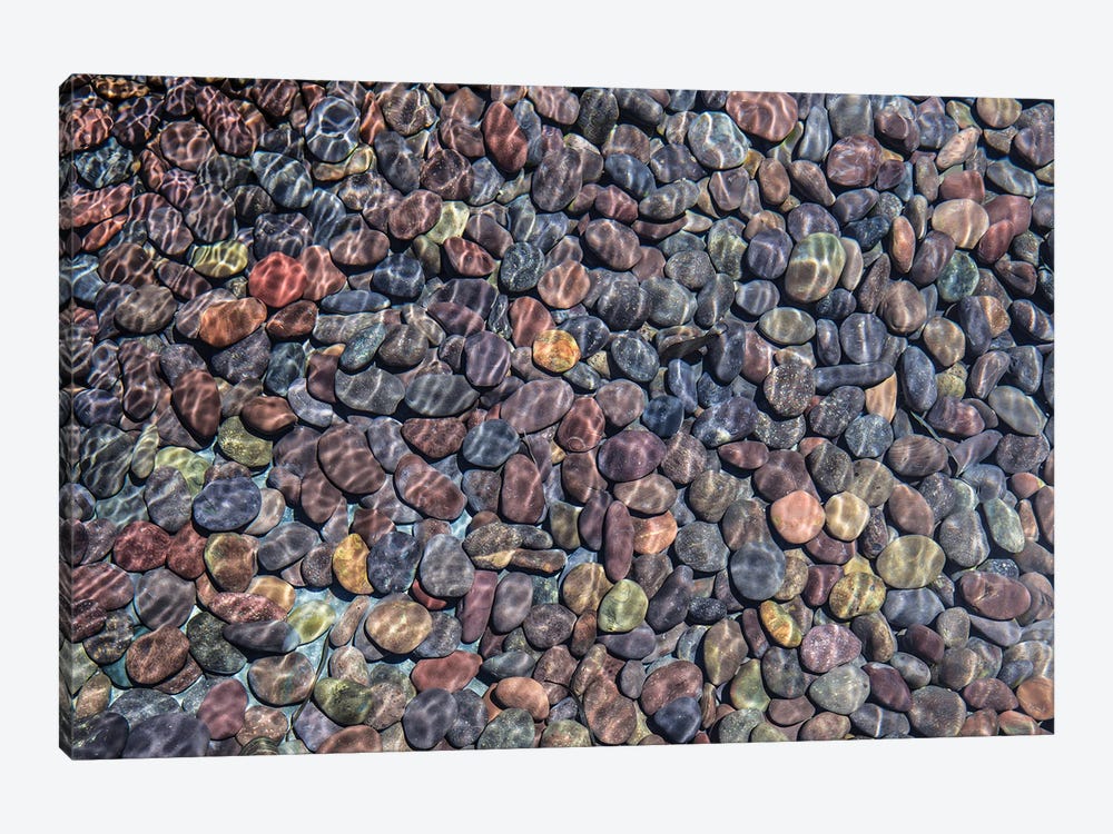 Colorful Stones I by Barbara Markoff 1-piece Canvas Artwork