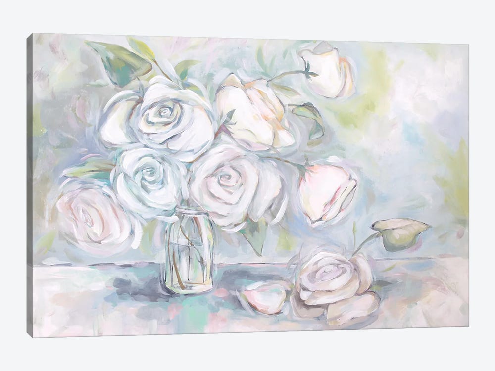 Mason Roses by Betsy McDaniel 1-piece Canvas Wall Art