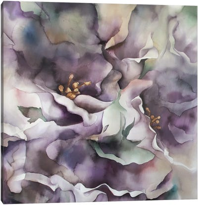Millpointe Violets Canvas Art Print - Betsy McDaniel