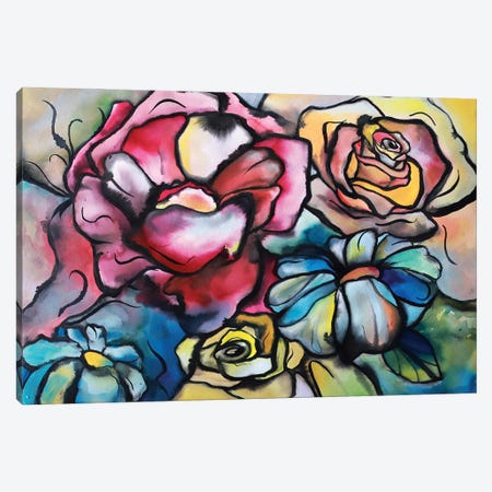 Tiffany Floral Canvas Print #BMD48} by Betsy McDaniel Canvas Artwork