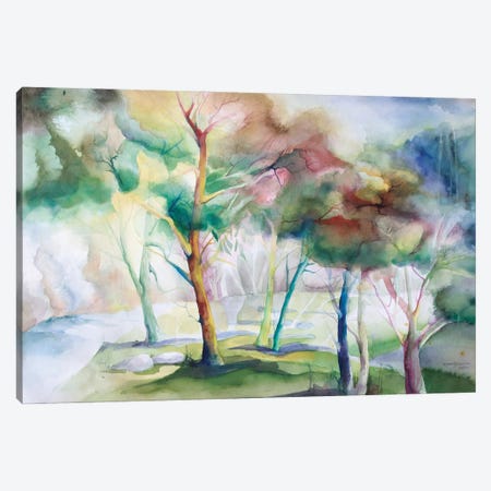 Viridian Meadow Canvas Print #BMD51} by Betsy McDaniel Canvas Art Print