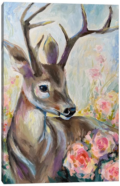 Blush And Linger Canvas Art Print - Betsy McDaniel