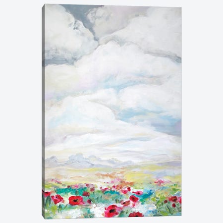 Big Sky Poppies Canvas Print #BMD6} by Betsy McDaniel Canvas Art
