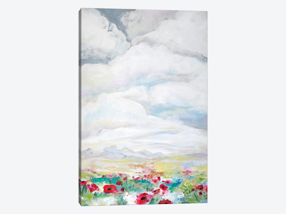 Big Sky Poppies by Betsy McDaniel 1-piece Canvas Art