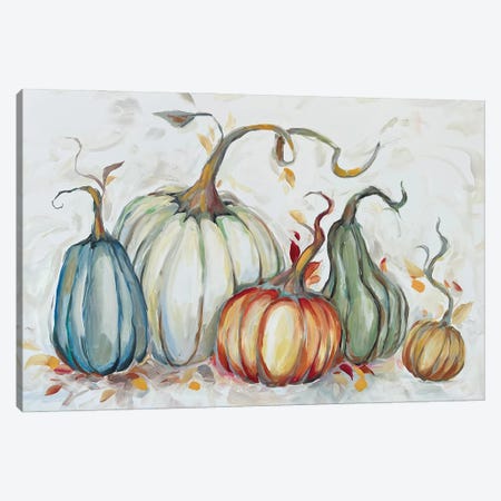 Pumpkin Party Canvas Print #BMD73} by Betsy McDaniel Canvas Print
