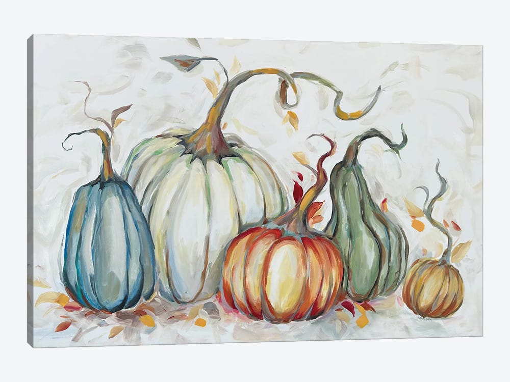 Pumpkin Party by Betsy McDaniel 1-piece Canvas Art