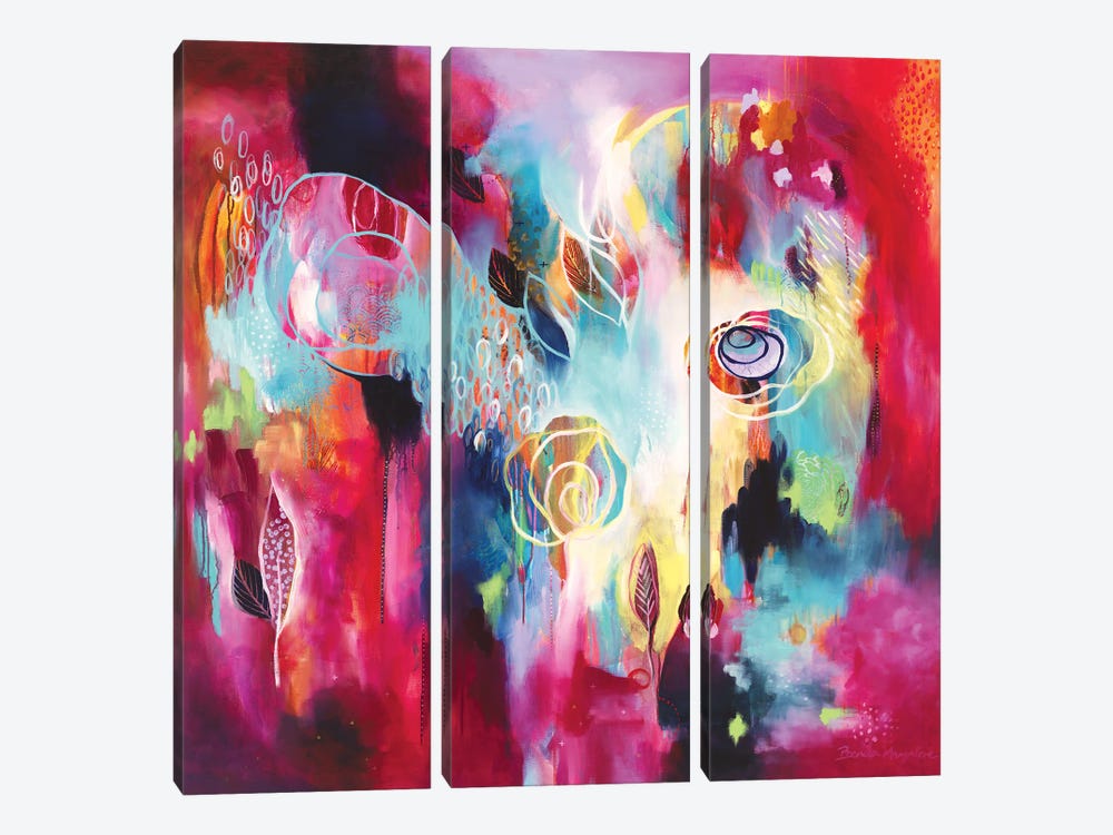 Dreaming Of Spring by Brenda Mangalore 3-piece Canvas Wall Art
