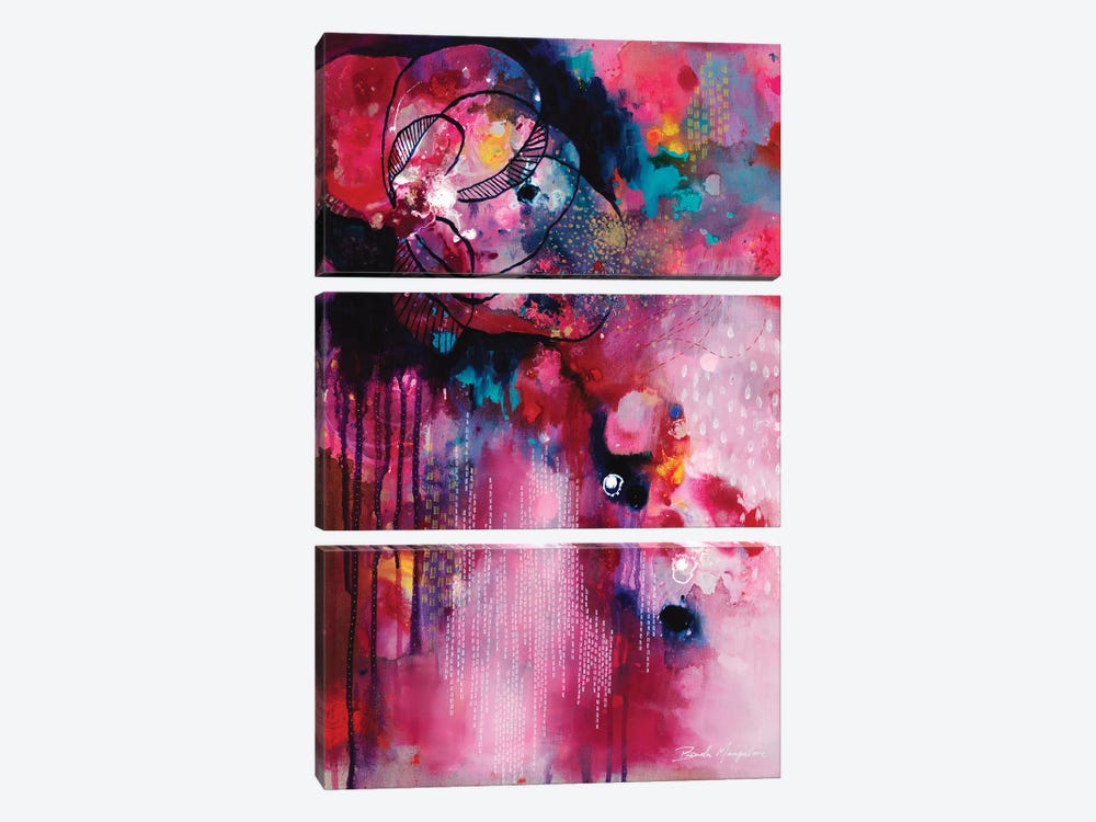 Surrender To The Beauty by Brenda Mangalore 3-piece Canvas Artwork