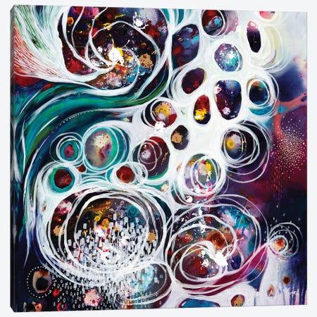 Whirlwind Of All I Want To Say Canvas Print #BMG23} by Brenda Mangalore Art Print