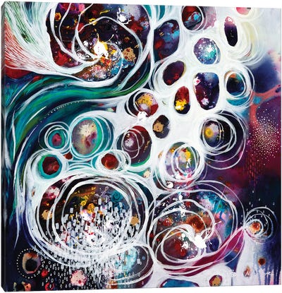 Whirlwind Of All I Want To Say Canvas Art Print - Brenda Mangalore