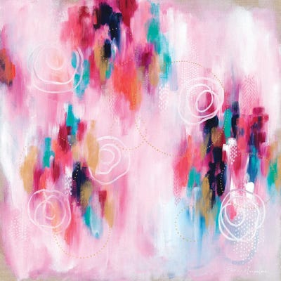 Seeking Soul VI - Pink by Brenda Mangalore canvas print