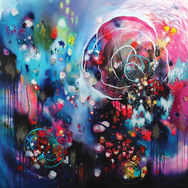 Intuitive Abstracts: Outburst Of Joy by Brenda Mangalore
