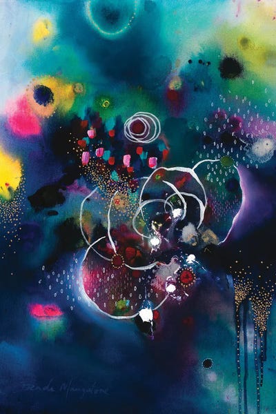 Intuitive Abstracts: She Dreamt She Blossomed by Brenda Mangalore