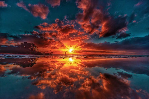 Ben Mulder: Sunset Explosion II by Ben Mulder