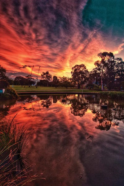 Ben Mulder: Sunset Lake by Ben Mulder