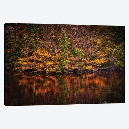 Autumn Lake Canvas Print #BML118} by Ben Mulder Art Print