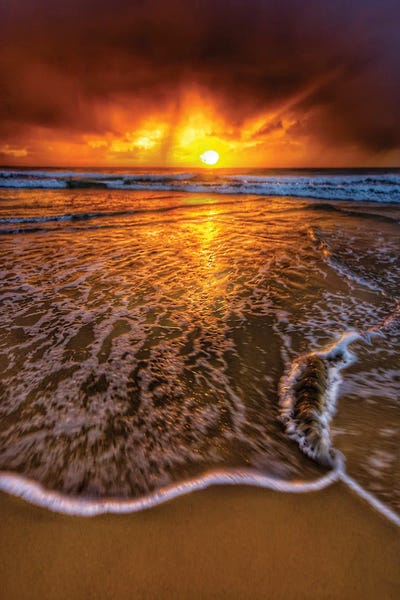 Sunrise Mood by Ben Mulder framed canvas print