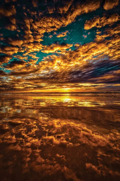 Skies Alive by Ben Mulder framed canvas print