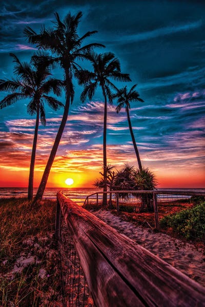 Hyperreal Landscape Photography: Beach Access by Ben Mulder