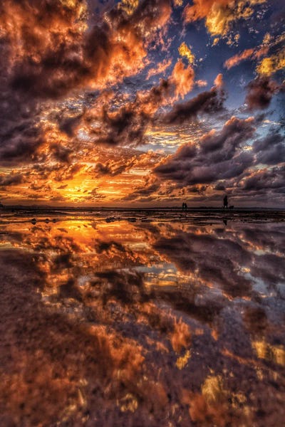 Sky Wars by Ben Mulder framed canvas print