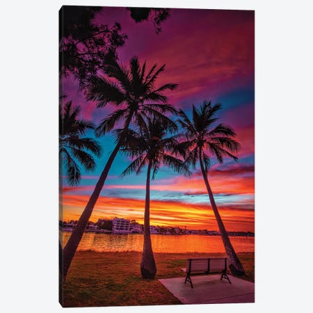 Sunset Seat Canvas Print #BML2} by Ben Mulder Canvas Art Print