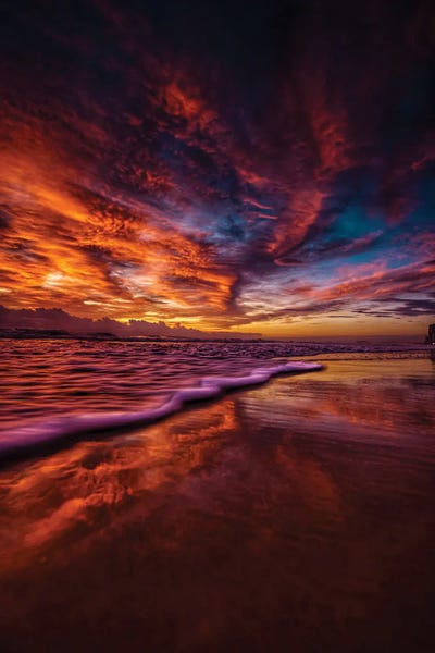 Earth, Sky & Sea by Ben Mulder framed canvas print