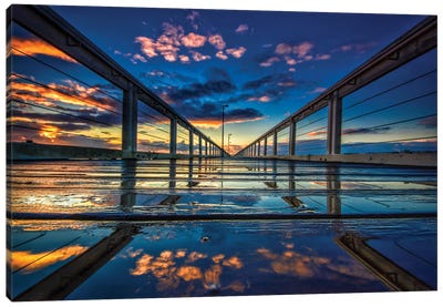Jetty Perspective Canvas Art Print