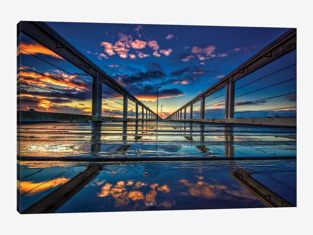 Jetty Perspective by Ben Mulder 1-piece Canvas Print
