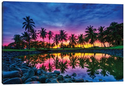 Fiji Canvas Art Print - Beach Sunrise & Sunset Art