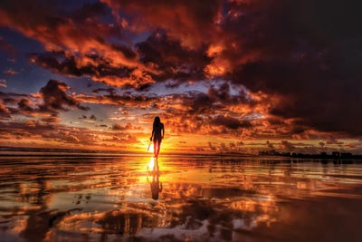 Drenched In Golden light by Ben Mulder framed canvas print