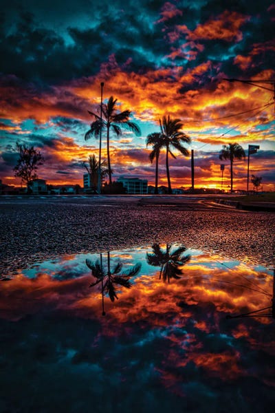 Sidewalk by Ben Mulder framed canvas print