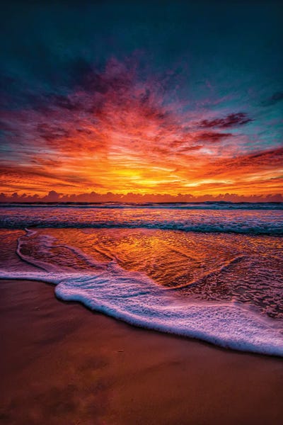 Sunrise Colors by Ben Mulder framed canvas print