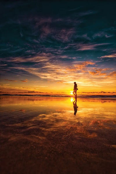 Walking On Water by Ben Mulder framed canvas print