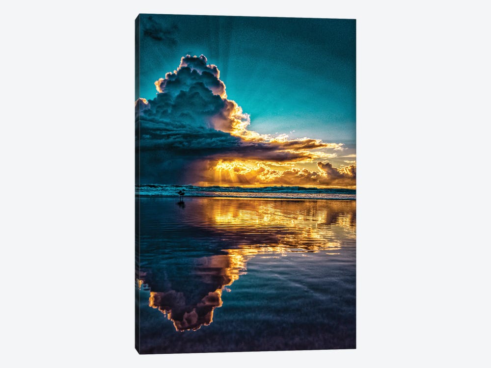 Morning Sun Cloud 1-piece Canvas Print
