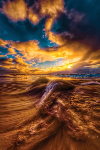 Water Movement by Ben Mulder framed canvas print