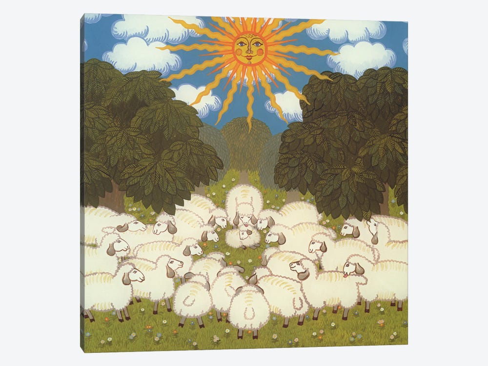 Sheep III by Ditz 1-piece Art Print