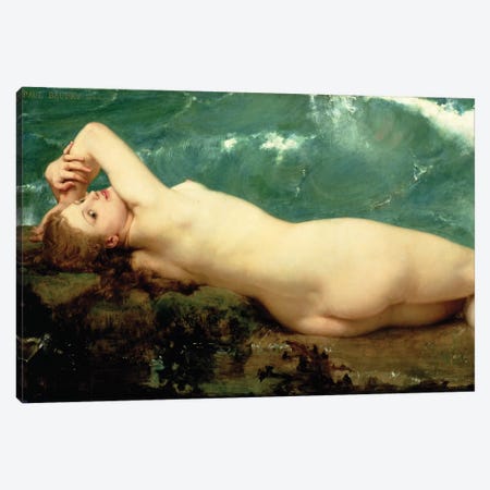 The Pearl and the Wave, 1862  Canvas Print #BMN1000} by Paul Baudry Canvas Art