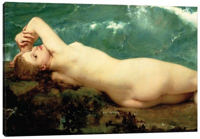 The Pearl and the Wave, 1862  Canvas Art Print