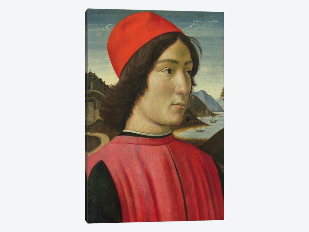 Portrait of a man, c.1490  1-piece Canvas Art