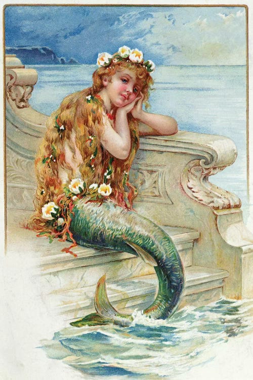 Little Mermaid, by Hans Christian Andersen   by E.S. Hardy wall art