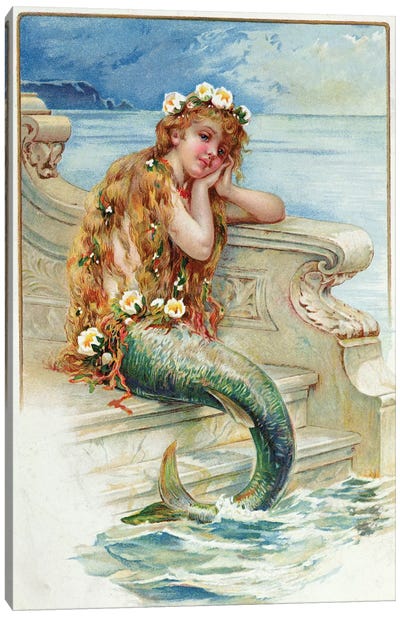 Little Mermaid, by Hans Christian Andersen   Canvas Art Print
